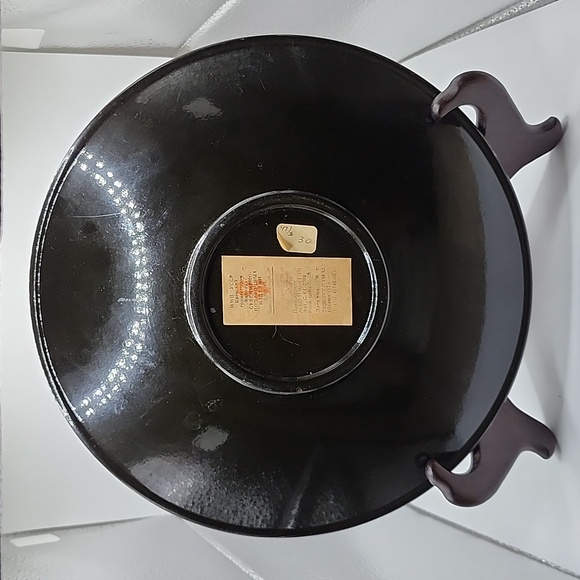 Vintage Russian Rooster Straw Folk Art Lacquer Wood Inlay Plate Made in USSR - Picture 3 of 6